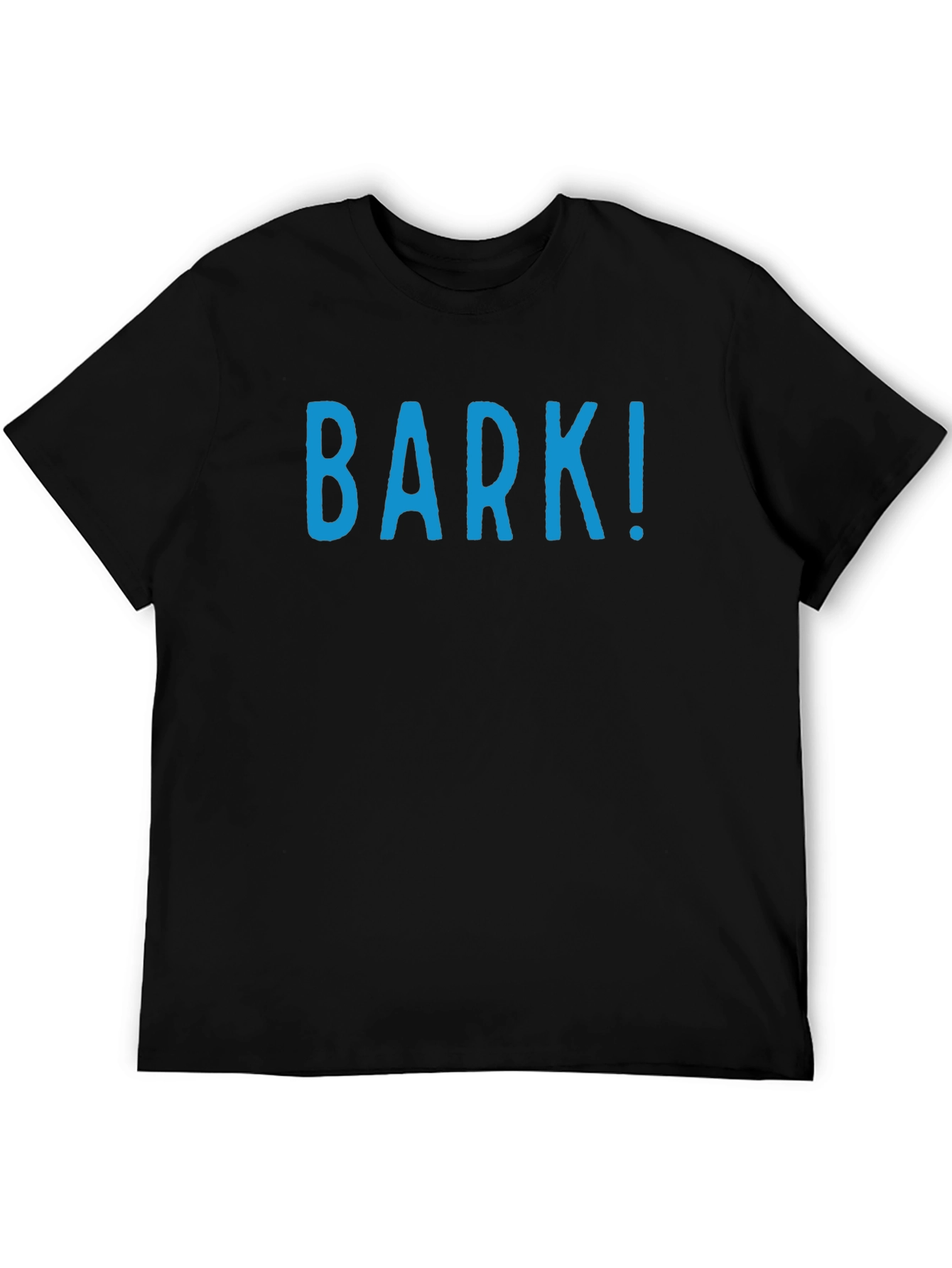 Mens Black T-Shirt with BARK! Print
