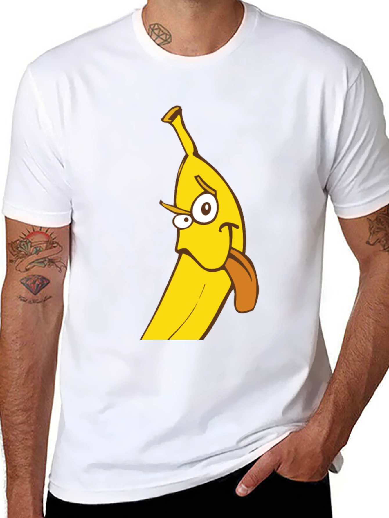 Funny Banana Graphic T-Shirt - Quirky Humor Tee