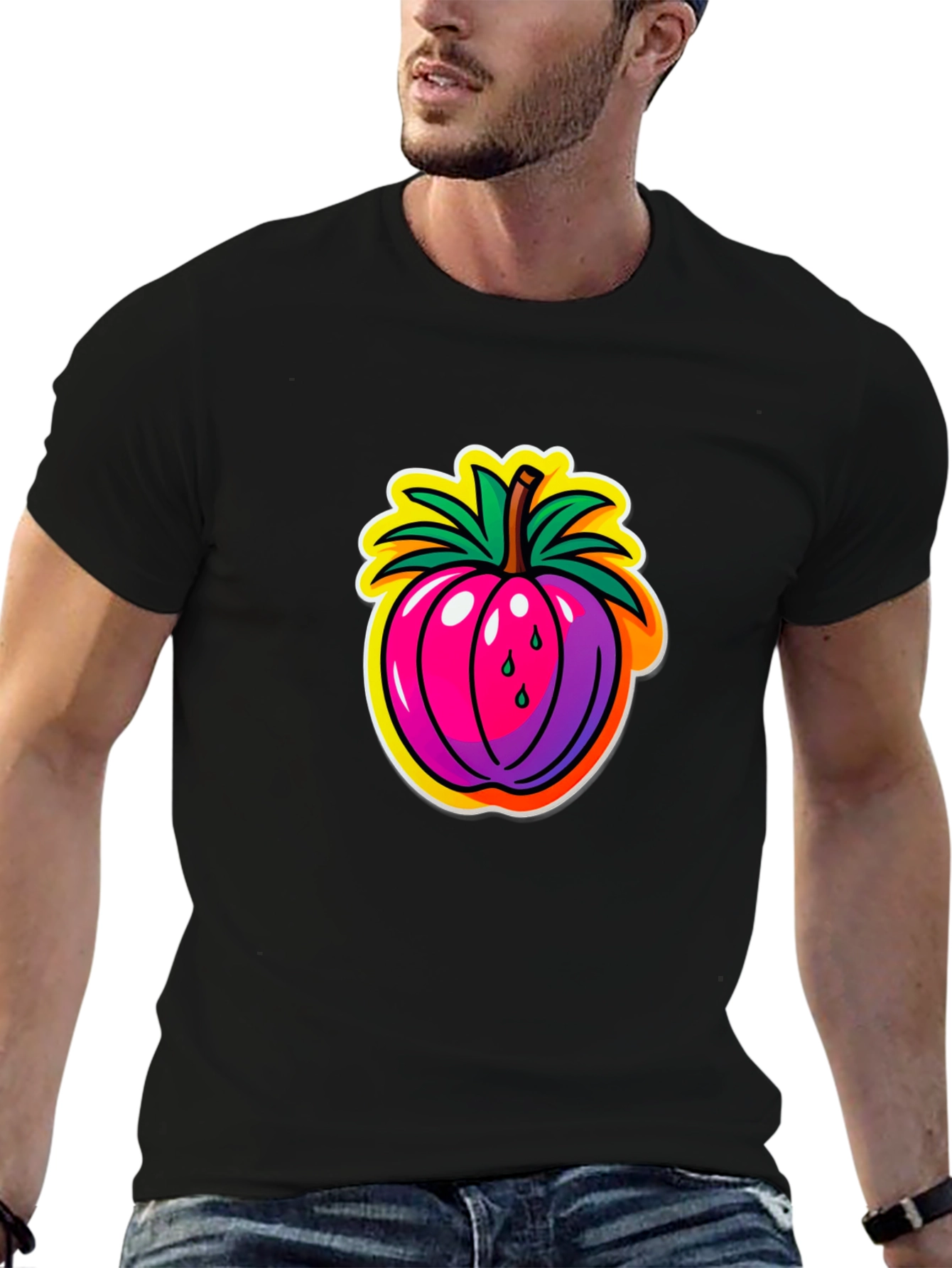 Funky Fruit Graphic T-Shirt