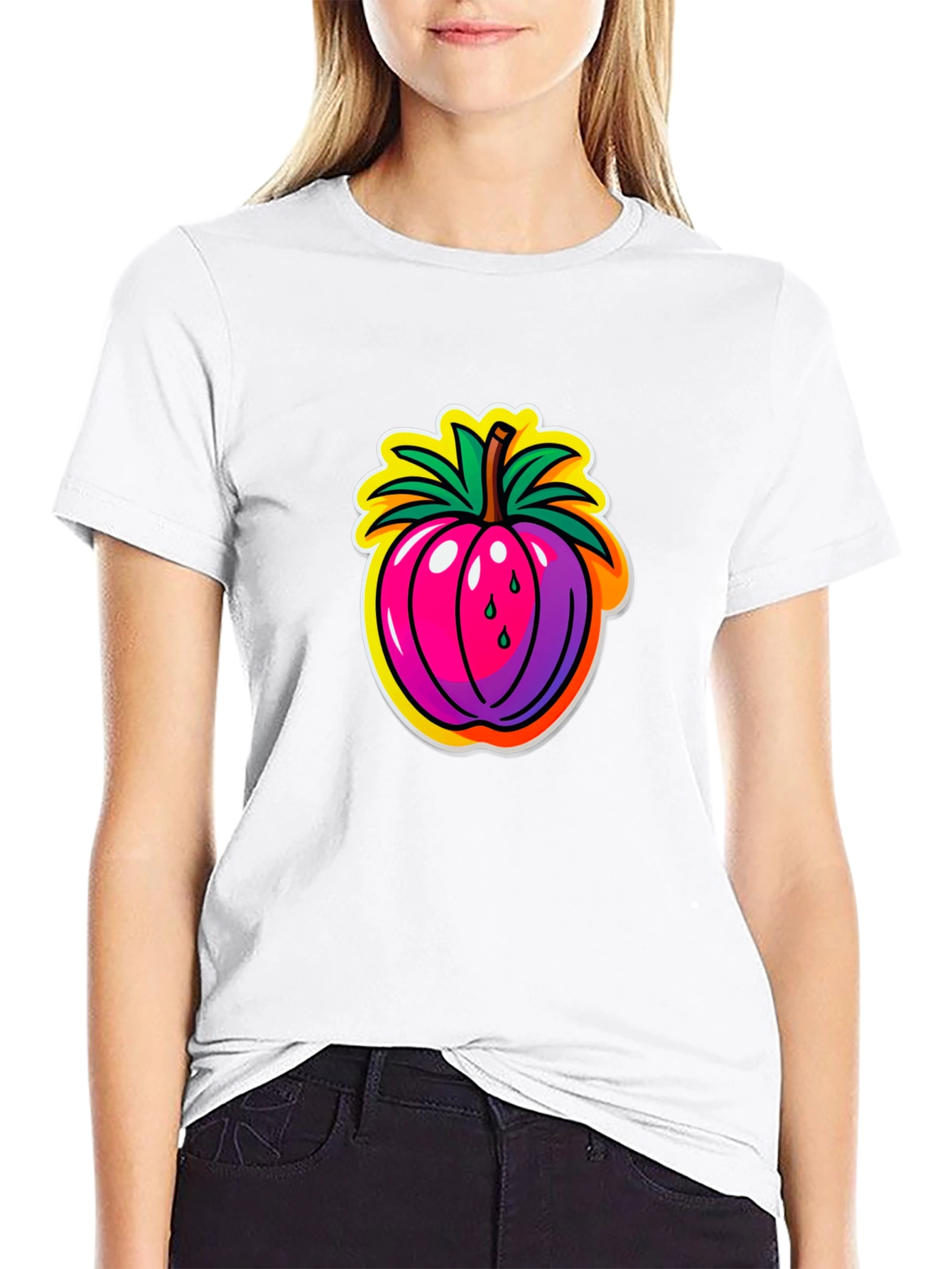 Funky Fruit Graphic T-Shirt
