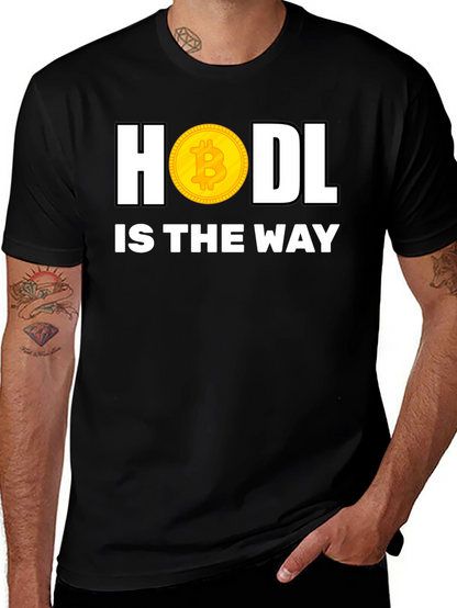 HODL Bitcoin Crypto Black T-Shirt