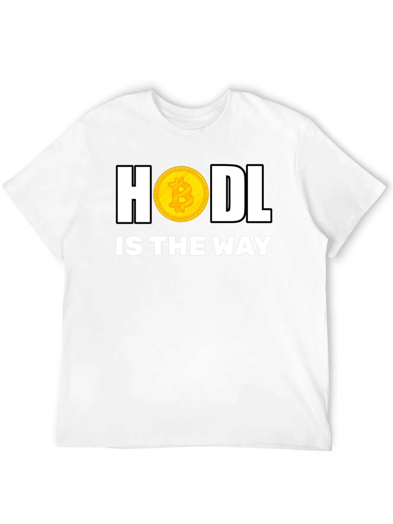 HODL Bitcoin Crypto Black T-Shirt