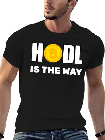 HODL Bitcoin Crypto Black T-Shirt