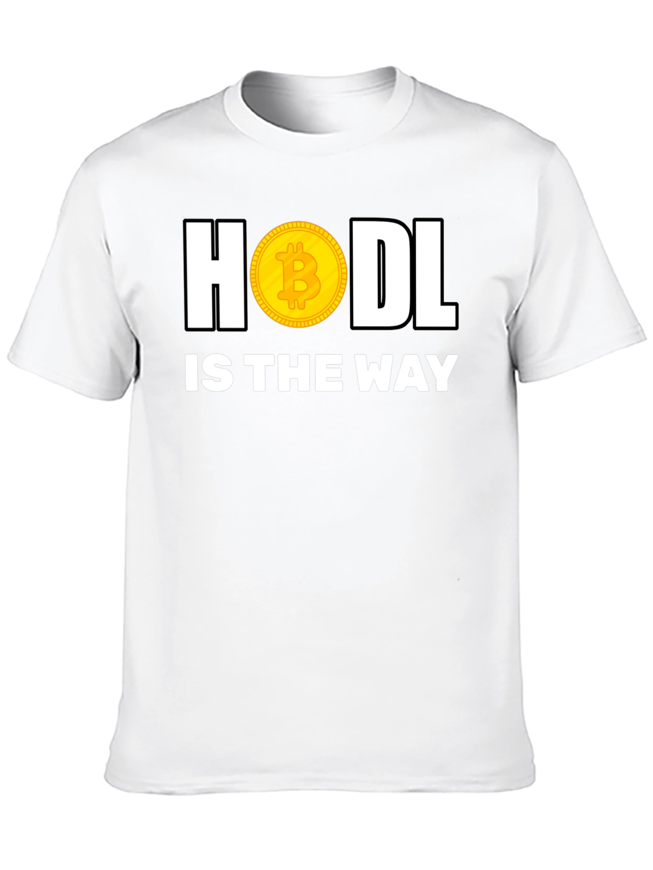 HODL Bitcoin Crypto Black T-Shirt