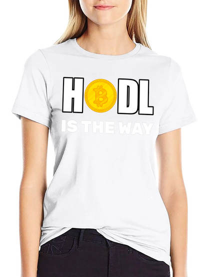 HODL Bitcoin Crypto Black T-Shirt