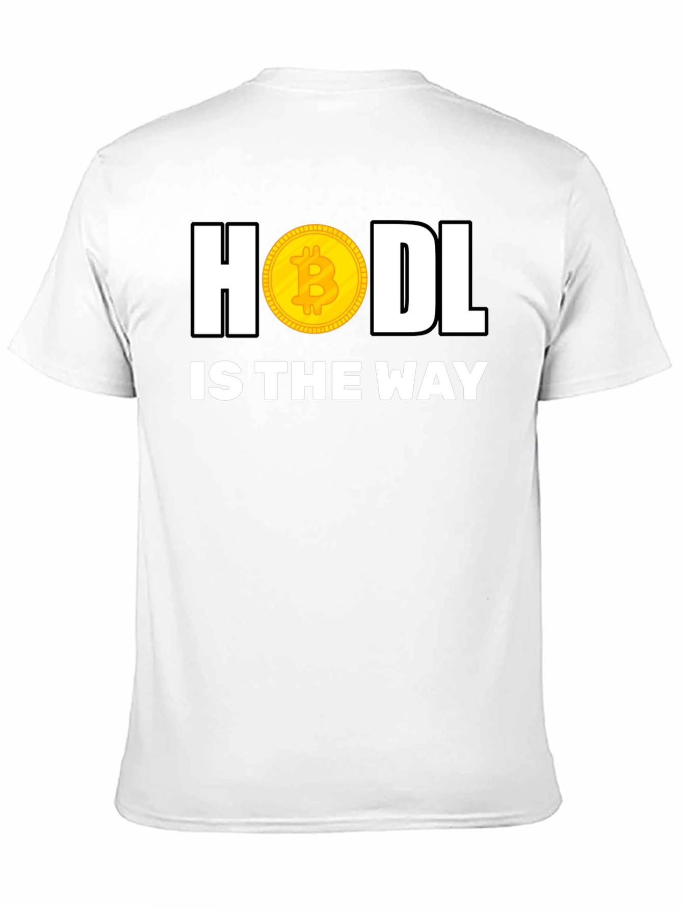 HODL Bitcoin Crypto Black T-Shirt