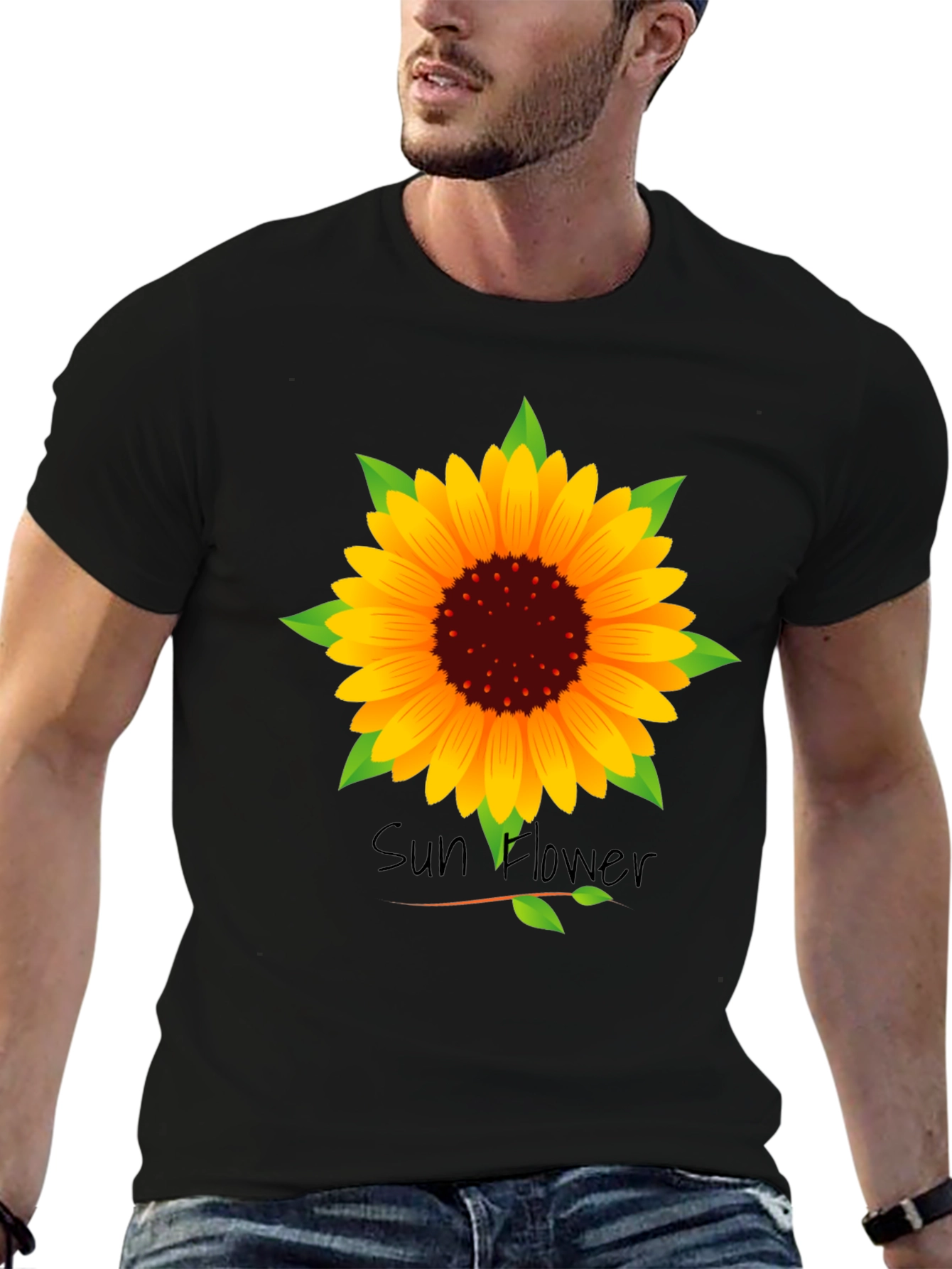 Sunflower Graphic Tee - Stylish Casual Wear