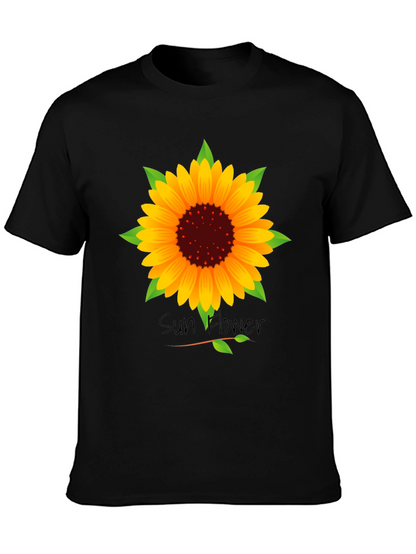 Sunflower Graphic Tee - Stylish Casual Wear