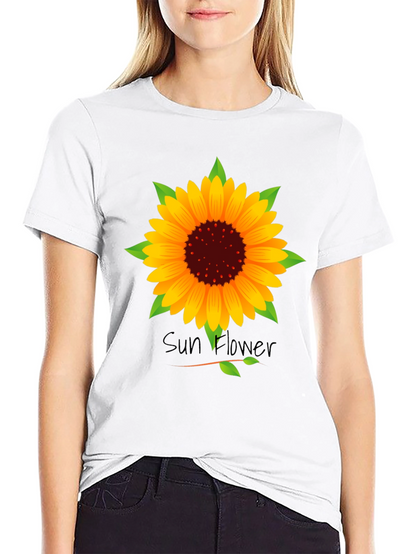 Sunflower Graphic Tee - Stylish Casual Wear