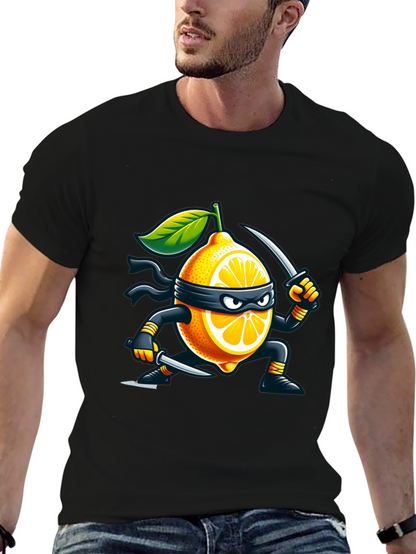Lemon Ninja T-Shirt - Stealthy Fruit Fun