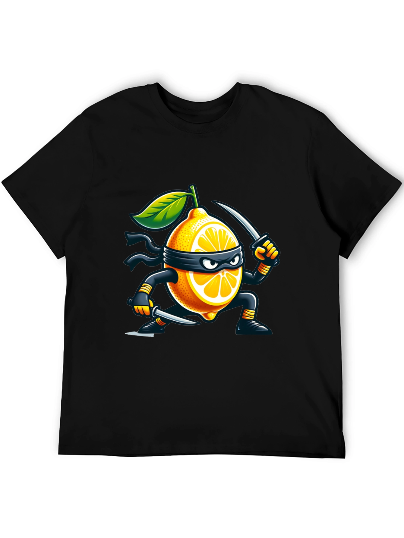 Lemon Ninja T-Shirt - Stealthy Fruit Fun