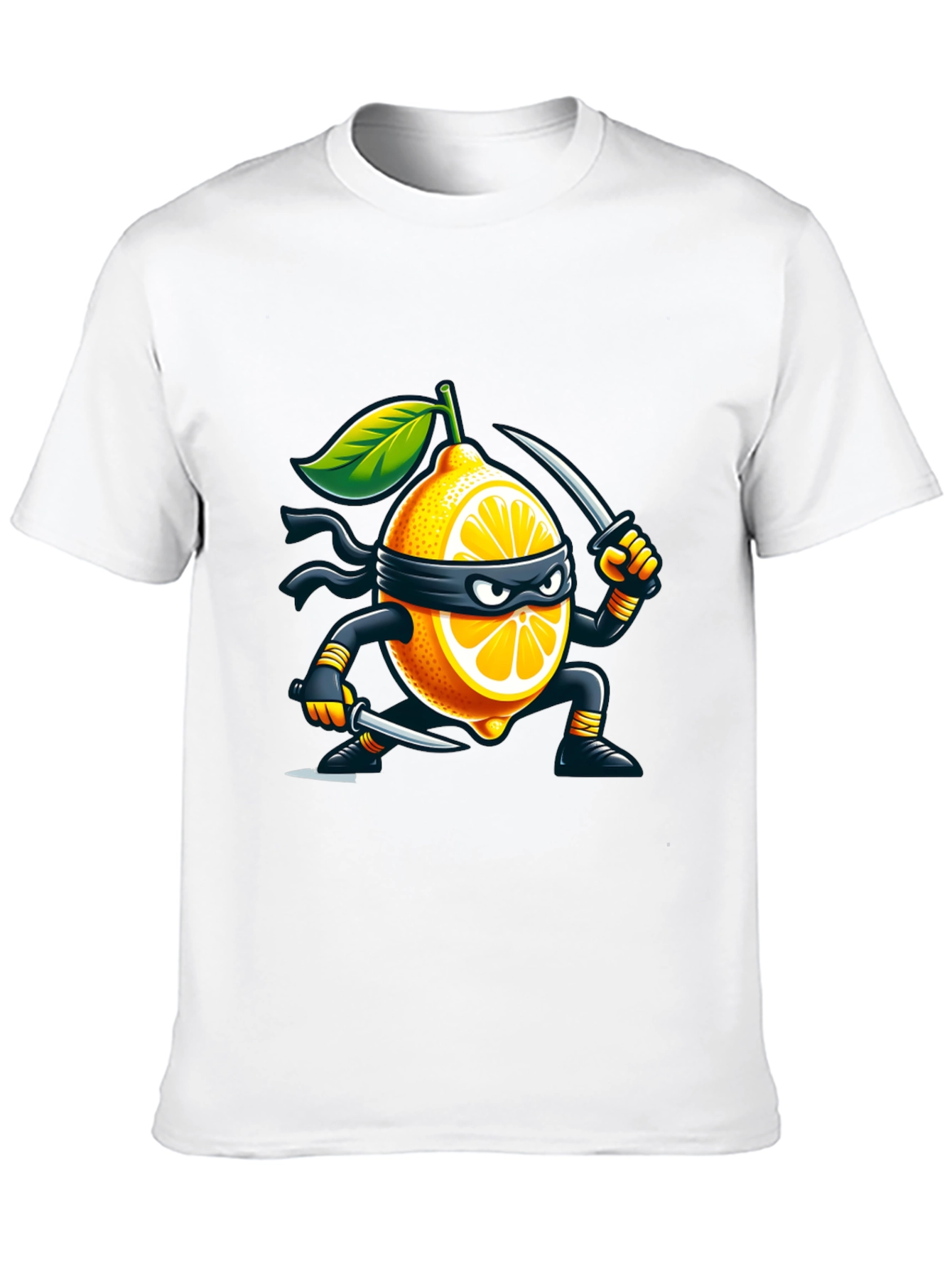 Lemon Ninja T-Shirt - Stealthy Fruit Fun