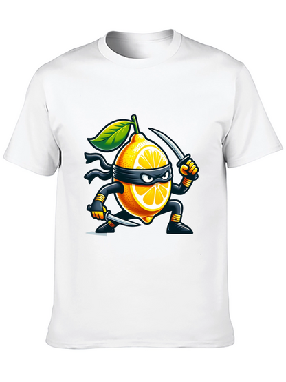 Lemon Ninja T-Shirt - Stealthy Fruit Fun