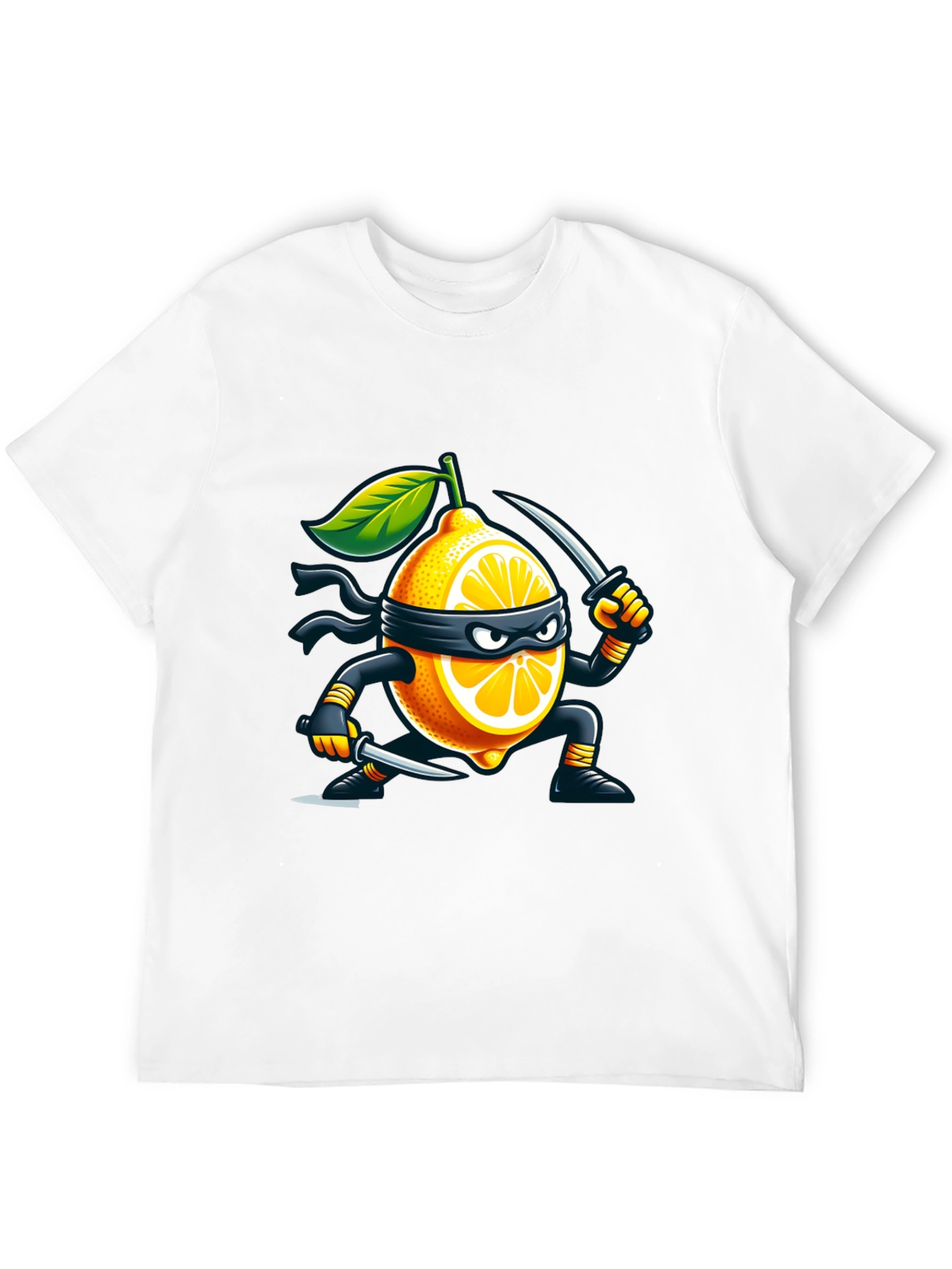 Lemon Ninja T-Shirt - Stealthy Fruit Fun