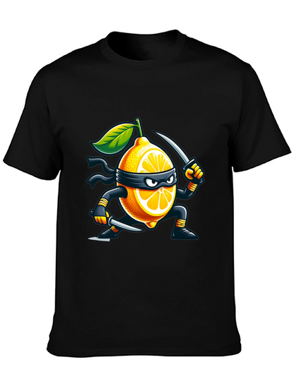 Lemon Ninja T-Shirt - Stealthy Fruit Fun