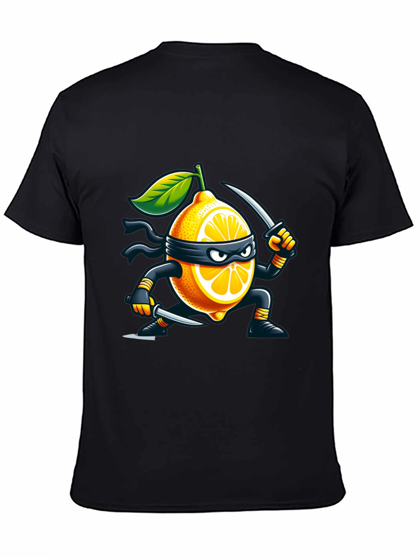Lemon Ninja T-Shirt - Stealthy Fruit Fun