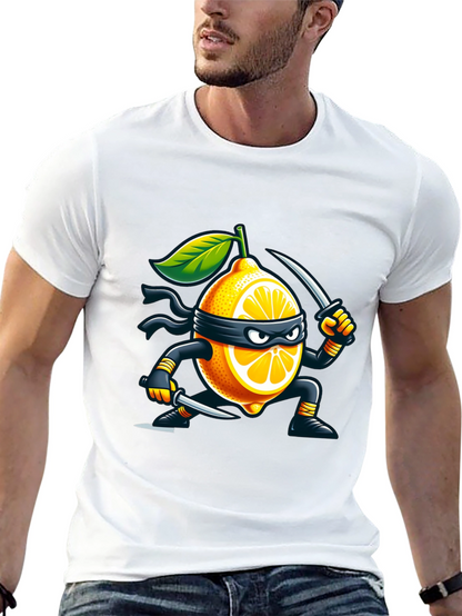 Lemon Ninja T-Shirt - Stealthy Fruit Fun
