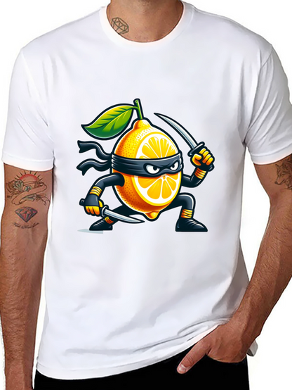 Lemon Ninja T-Shirt - Stealthy Fruit Fun