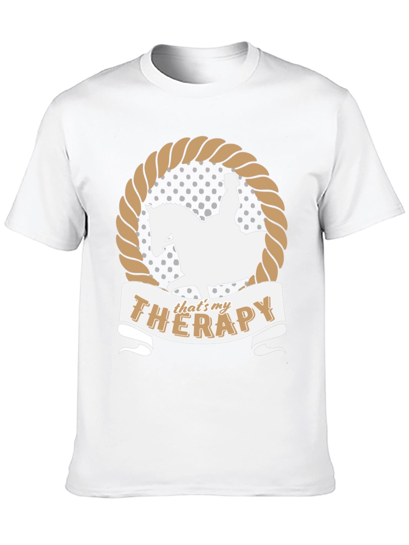 Equestrian Therapy T-Shirt Horse Riding Fan Gift