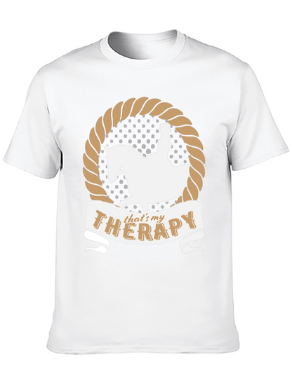 Equestrian Therapy T-Shirt Horse Riding Fan Gift