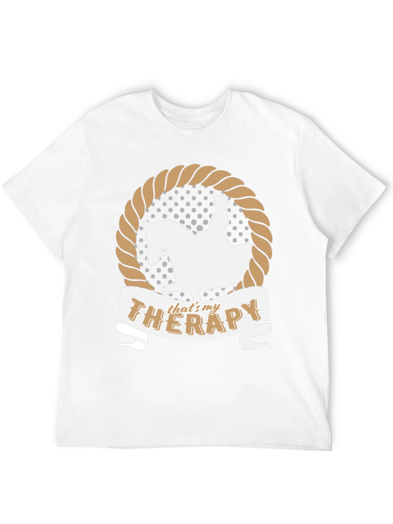 Equestrian Therapy T-Shirt Horse Riding Fan Gift