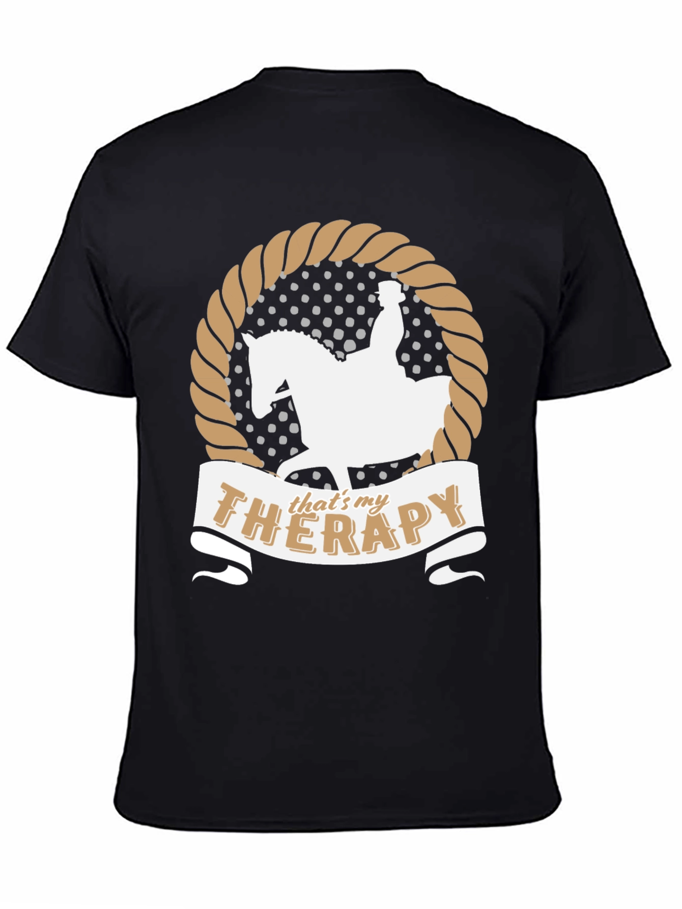 Equestrian Therapy T-Shirt Horse Riding Fan Gift