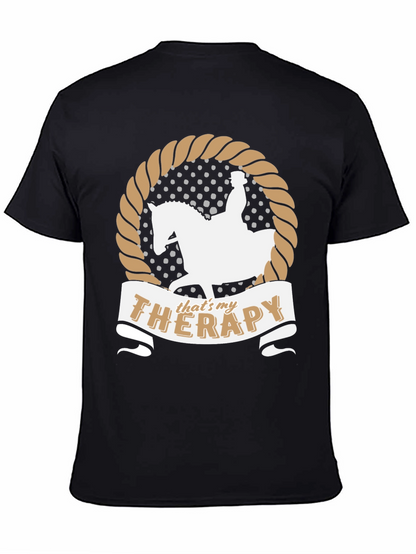 Equestrian Therapy T-Shirt Horse Riding Fan Gift