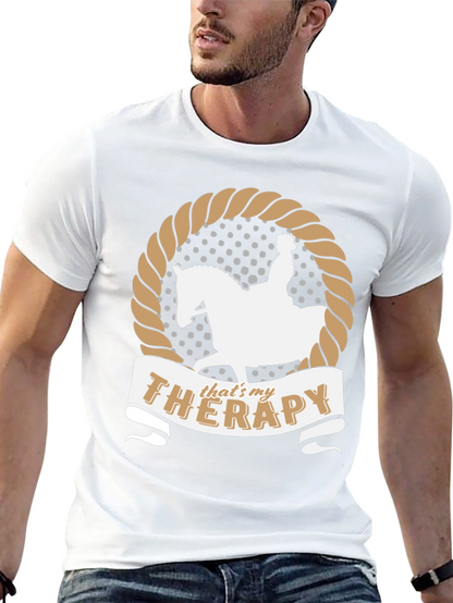 Equestrian Therapy T-Shirt Horse Riding Fan Gift