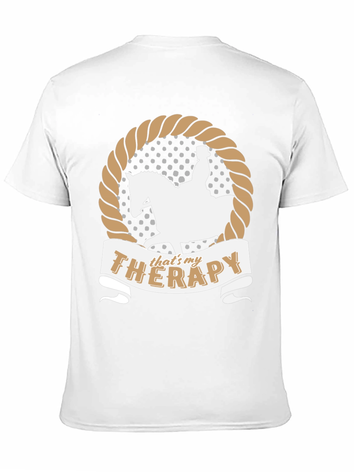 Equestrian Therapy T-Shirt Horse Riding Fan Gift