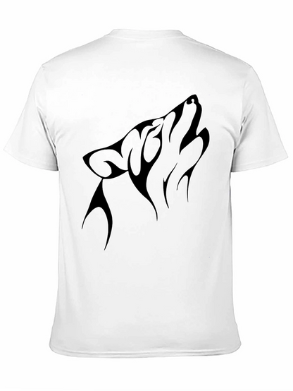 Black Wolf Howl Graphic Tee
