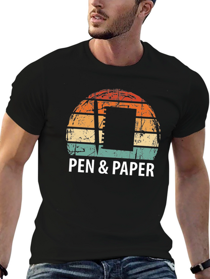 Pen & Paper Retro T-Shirt