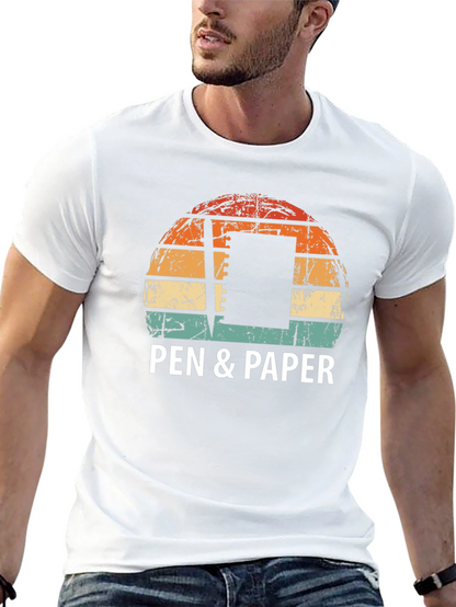 Pen & Paper Retro T-Shirt