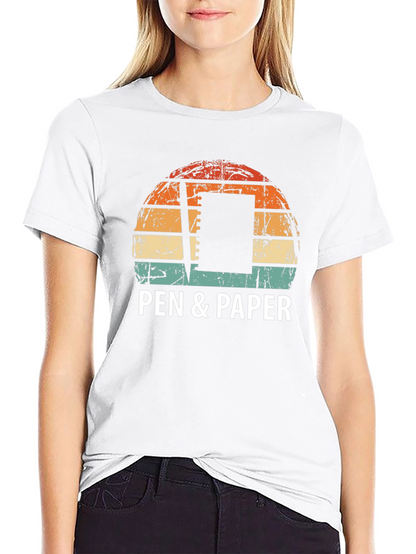 Pen & Paper Retro T-Shirt