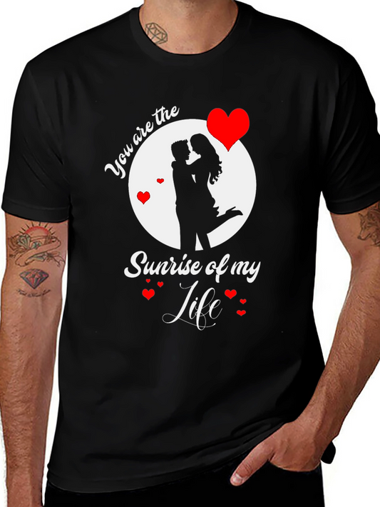 Romantic Couple T-Shirt - You Are the Sunrise