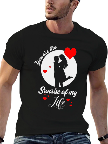 Romantic Couple T-Shirt - You Are the Sunrise