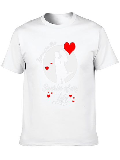 Romantic Couple T-Shirt - You Are the Sunrise