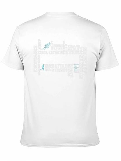 Track and Field Word Art T-Shirt