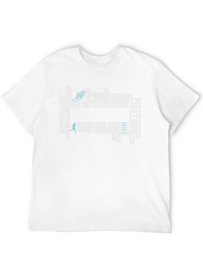 Track and Field Word Art T-Shirt
