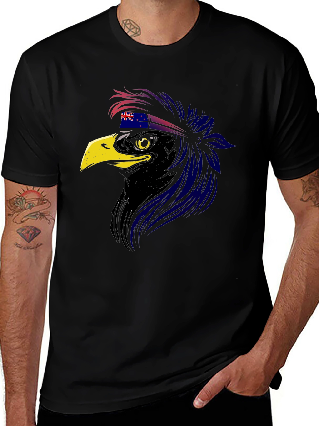 Eagle Flag Graphic T-Shirt