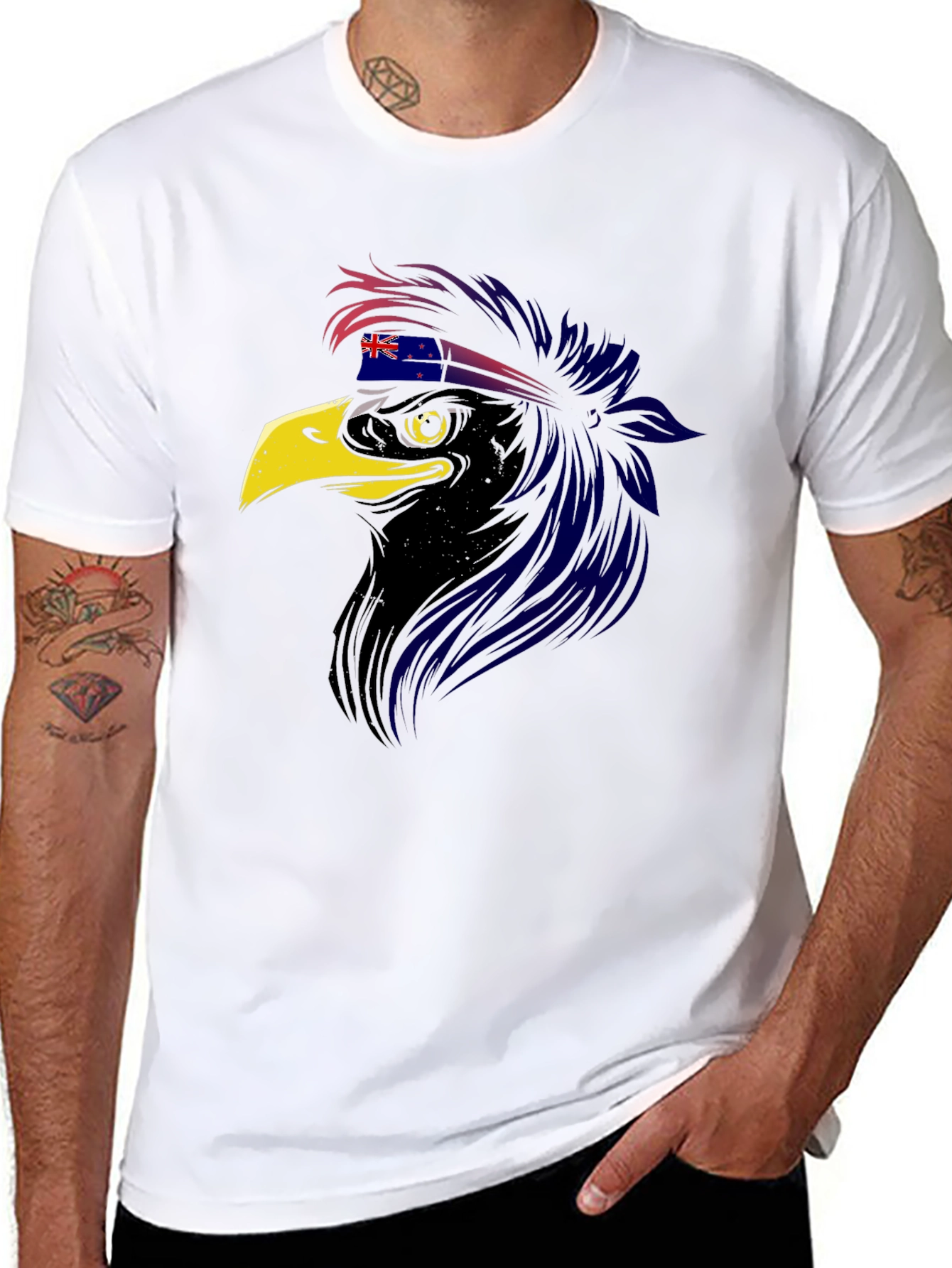 Eagle Flag Graphic T-Shirt