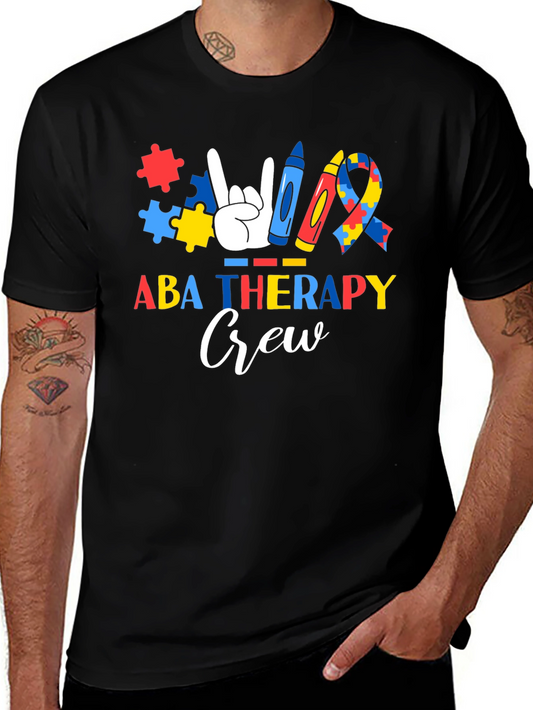 ABA Therapy Crew Autism Awareness T-Shirt