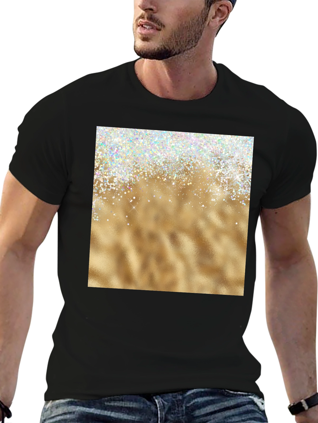 Sparkling Gold Graphic Tee