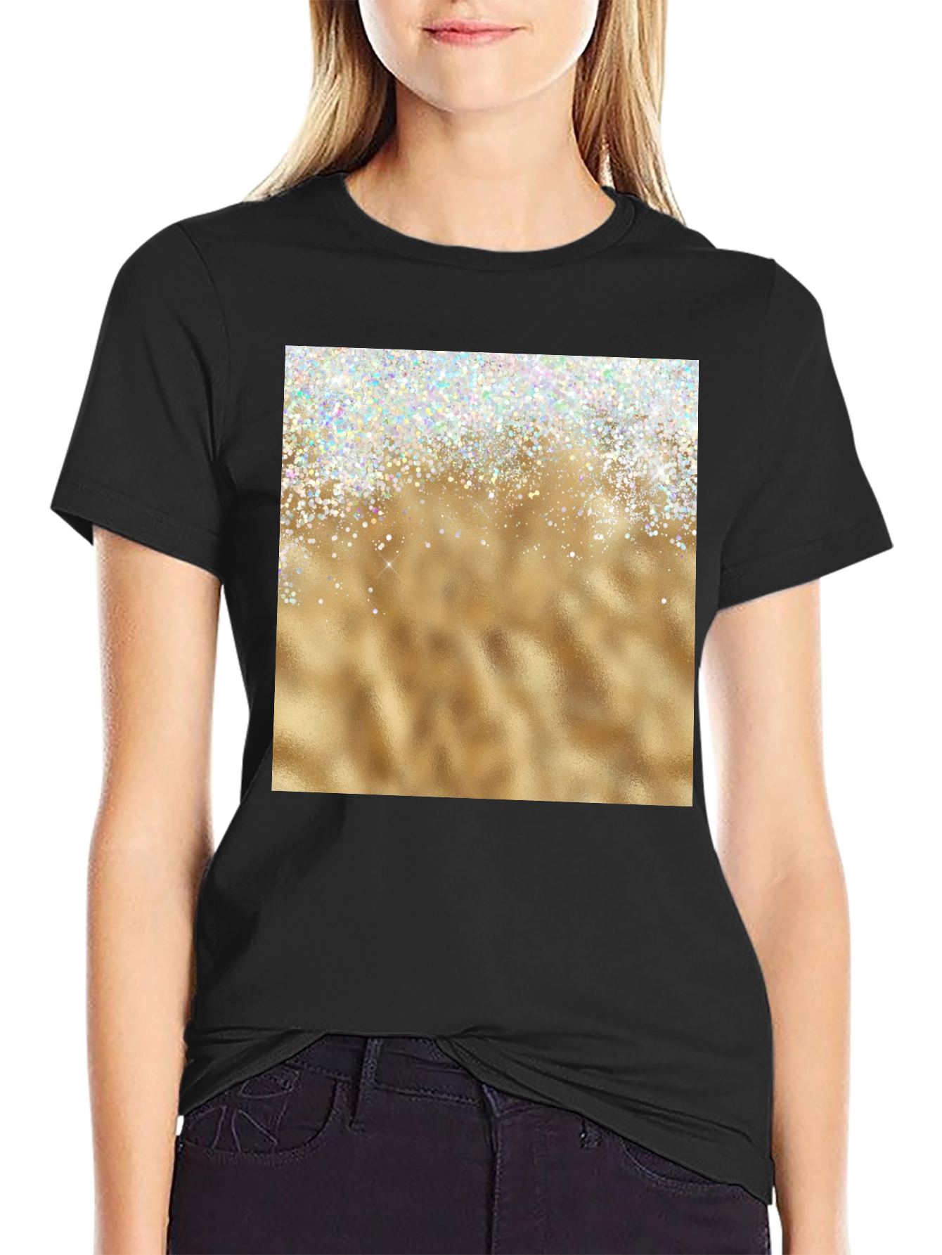 Sparkling Gold Graphic Tee