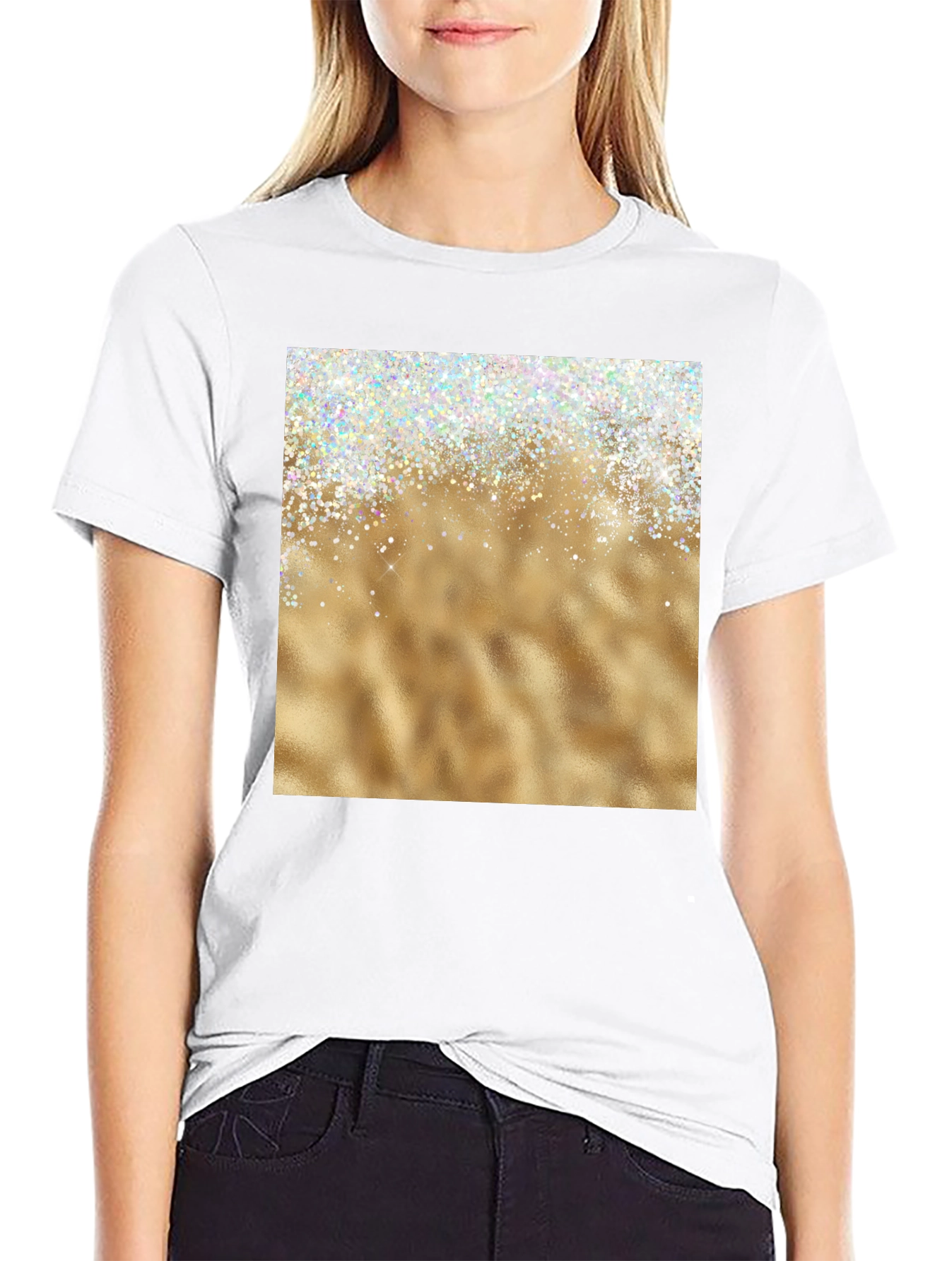 Sparkling Gold Graphic Tee