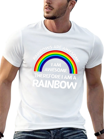 Rainbows Are Awesome T-Shirt - Fun & Stylish