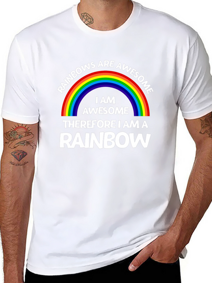 Rainbows Are Awesome T-Shirt - Fun & Stylish