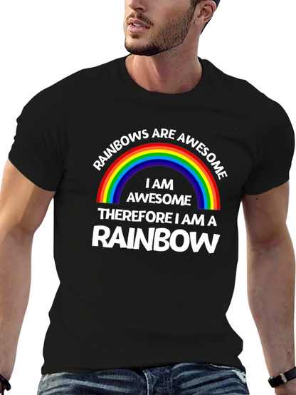 Rainbows Are Awesome T-Shirt - Fun & Stylish