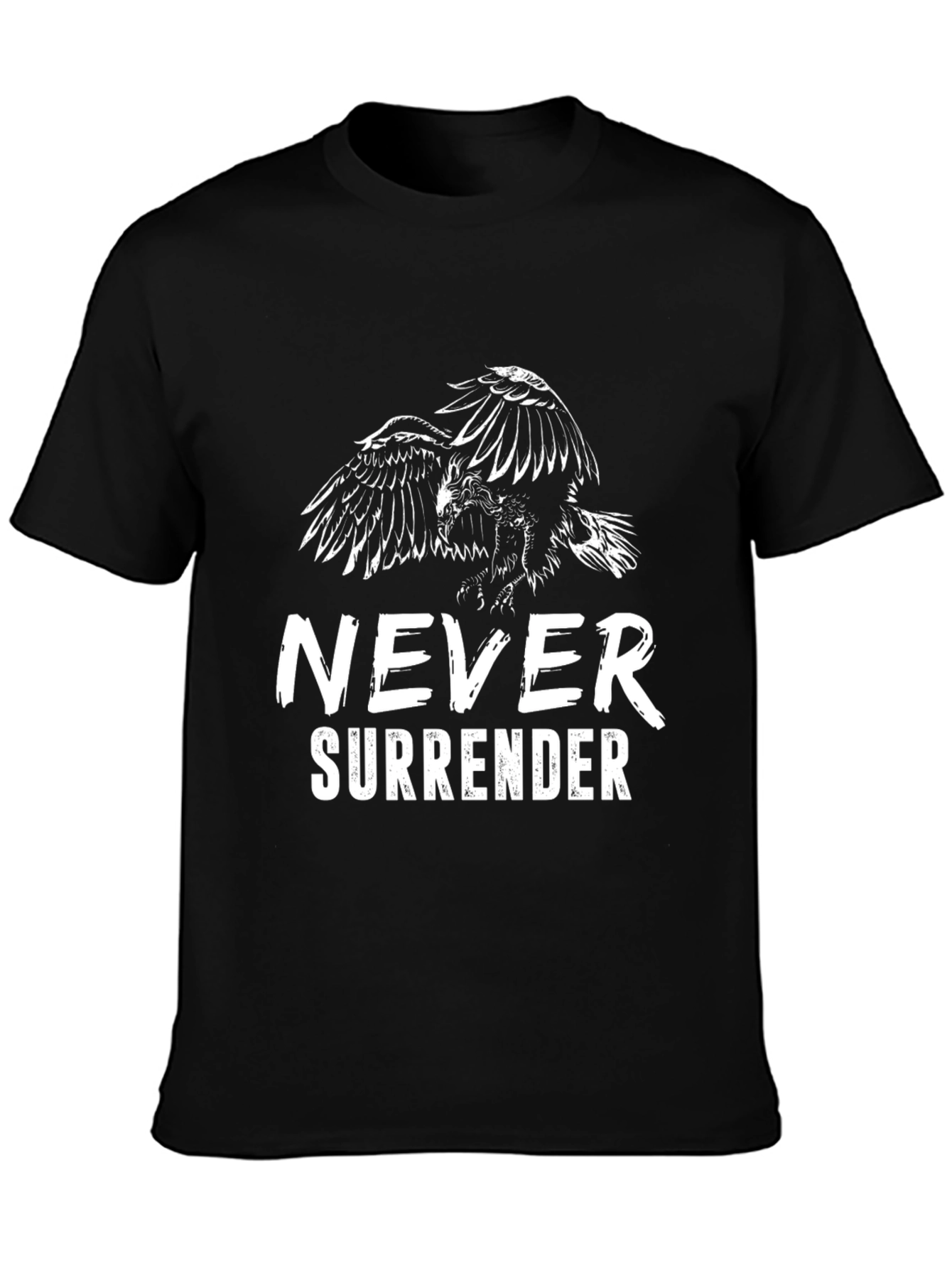 Never Surrender Eagle Graphic T-Shirt