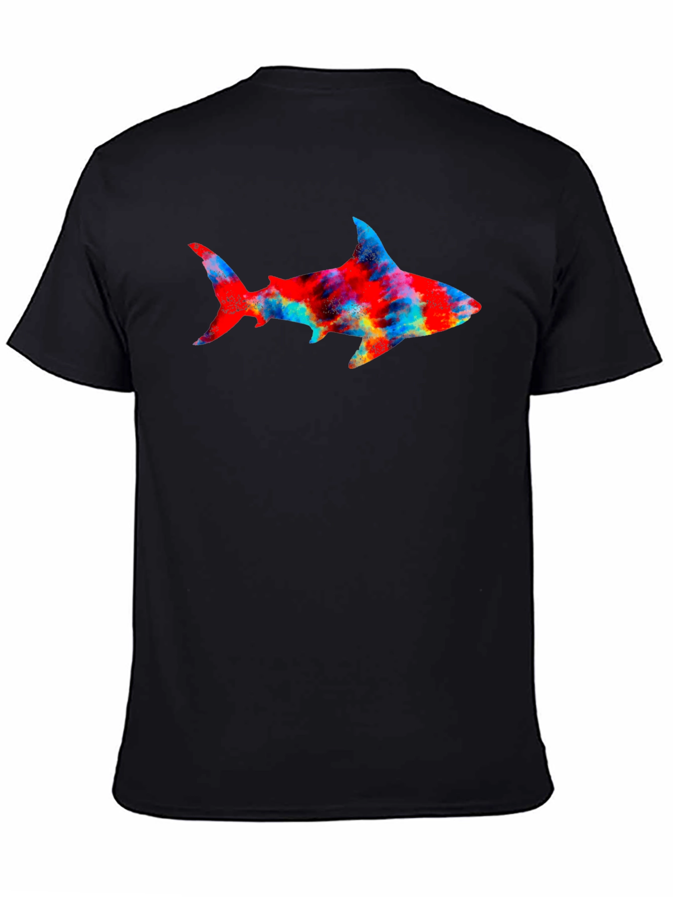 Shark Graphic Black Tee