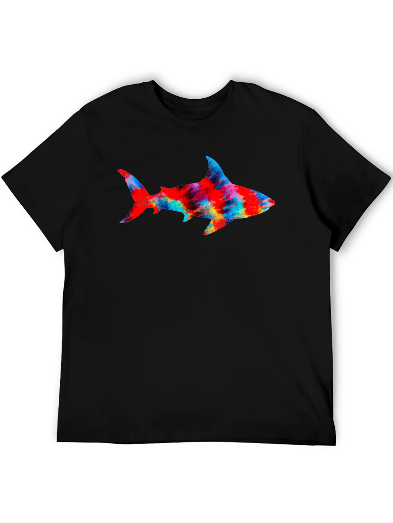 Shark Graphic Black Tee